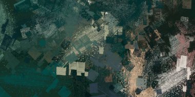 Soyut arka plan sanatı. 2D çizim. Etkileyici yağlı boya resim. Tuvalde fırça darbeleri. Modern sanat. Çok renkli arkaplan. Çağdaş sanat. İfade. Sanatsal dijital palet.