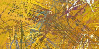 Soyut arka plan sanatı. 2D çizim. Etkileyici yağlı boya resim. Tuvalde fırça darbeleri. Modern sanat. Çok renkli arkaplan. Çağdaş sanat. İfade. Sanatsal dijital palet.