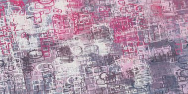 Soyut arka plan sanatı. 2D çizim. Etkileyici yağlı boya resim. Tuvalde fırça darbeleri. Modern sanat. Çok renkli arkaplan. Çağdaş sanat. İfade. Sanatsal dijital palet.