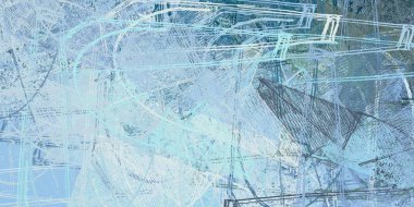 Soyut arka plan sanatı. 2D çizim. Etkileyici yağlı boya resim. Tuvalde fırça darbeleri. Modern sanat. Çok renkli arkaplan. Çağdaş sanat. İfade. Sanatsal dijital palet.