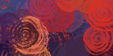 Soyut arka plan sanatı. 2D çizim. Etkileyici yağlı boya resim. Tuvalde fırça darbeleri. Modern sanat. Çok renkli arkaplan. Çağdaş sanat. İfade. Sanatsal dijital palet.