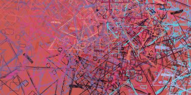 Soyut arka plan sanatı. 2D çizim. Etkileyici yağlı boya resim. Tuvalde fırça darbeleri. Modern sanat. Çok renkli arkaplan. Çağdaş sanat. İfade. Sanatsal dijital palet.