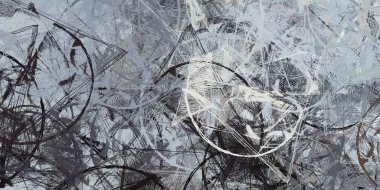 Soyut arka plan sanatı. 2D çizim. Etkileyici yağlı boya resim. Tuvalde fırça darbeleri. Modern sanat. Çok renkli arkaplan. Çağdaş sanat. İfade. Sanatsal dijital palet.