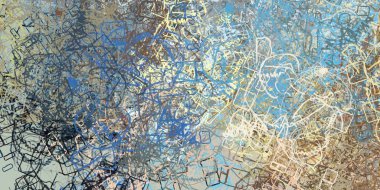 Soyut arka plan sanatı. 2D çizim. Etkileyici yağlı boya resim. Tuvalde fırça darbeleri. Modern sanat. Çok renkli arkaplan. Çağdaş sanat. İfade. Sanatsal dijital palet.