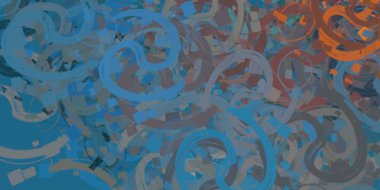 Soyut arka plan sanatı. 2D çizim. Etkileyici yağlı boya resim. Tuvalde fırça darbeleri. Modern sanat. Çok renkli arkaplan. Çağdaş sanat. İfade. Sanatsal dijital palet.