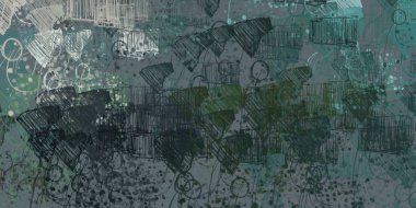 Soyut arka plan sanatı. 2D çizim. Etkileyici yağlı boya resim. Tuvalde fırça darbeleri. Modern sanat. Çok renkli arkaplan. Çağdaş sanat. İfade. Sanatsal dijital palet.