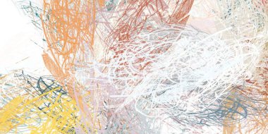 Soyut arka plan sanatı. 2D çizim. Etkileyici yağlı boya resim. Tuvalde fırça darbeleri. Modern sanat. Çok renkli arkaplan. Çağdaş sanat. İfade. Sanatsal dijital palet.