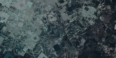 Soyut arka plan sanatı. 2D çizim. Etkileyici yağlı boya resim. Tuvalde fırça darbeleri. Modern sanat. Çok renkli arkaplan. Çağdaş sanat. İfade. Sanatsal dijital palet.