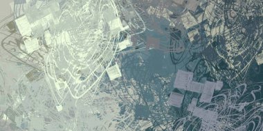 Soyut arka plan sanatı. 2D çizim. Etkileyici yağlı boya resim. Tuvalde fırça darbeleri. Modern sanat. Çok renkli arkaplan. Çağdaş sanat. İfade. Sanatsal dijital palet.