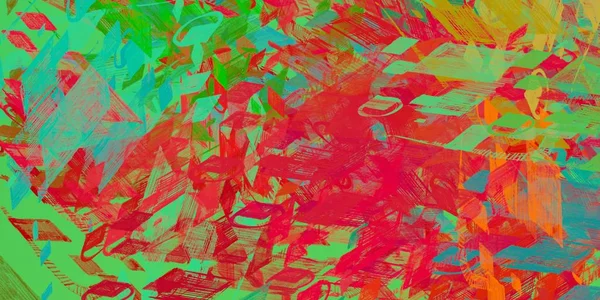 Soyut arka plan sanatı. 2D çizim. Etkileyici yağlı boya resim. Tuvalde fırça darbeleri. Modern sanat. Çok renkli arkaplan. Çağdaş sanat. İfade. Sanatsal dijital palet.