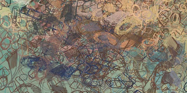 Abstrakcyjne Tło Sztuki Ilustracja Wyraźny Obraz Olejny Uderzenia Pędzla Płótnie — Zdjęcie stockowe