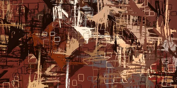 Abstracte Achtergrondkunst Illustratie Expressieve Olieverf Penseelstreken Doek Moderne Kunst Meerkleurige — Stockfoto