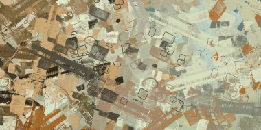 Soyut arka plan sanatı. 2D çizim. Etkileyici yağlı boya resim. Tuvalde fırça darbeleri. Modern sanat. Çok renkli arkaplan. Çağdaş sanat. İfade. Sanatsal dijital palet.