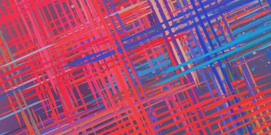 Soyut arka plan sanatı. 2D çizim. Etkileyici yağlı boya resim. Tuvalde fırça darbeleri. Modern sanat. Çok renkli arkaplan. Çağdaş sanat. İfade. Sanatsal dijital palet.