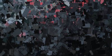 Soyut arka plan sanatı. 2D çizim. Etkileyici yağlı boya resim. Tuvalde fırça darbeleri. Modern sanat. Çok renkli arkaplan. Çağdaş sanat. İfade. Sanatsal dijital palet.