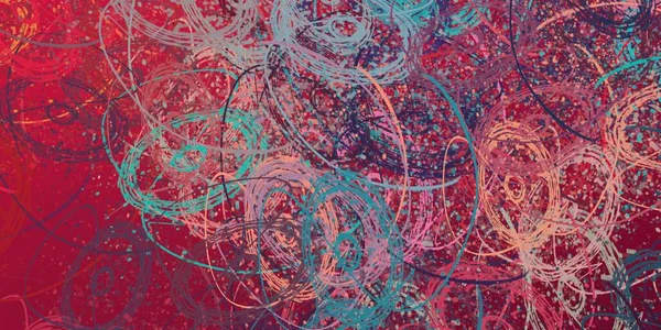 Soyut arka plan sanatı. 2D çizim. Etkileyici yağlı boya resim. Tuvalde fırça darbeleri. Modern sanat. Çok renkli arkaplan. Çağdaş sanat. İfade. Sanatsal dijital palet.