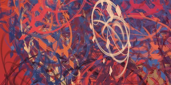 Soyut arka plan sanatı. 2D çizim. Etkileyici yağlı boya resim. Tuvalde fırça darbeleri. Modern sanat. Çok renkli arkaplan. Çağdaş sanat. İfade. Sanatsal dijital palet.