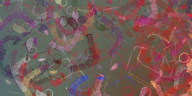 Soyut arka plan sanatı. 2D çizim. Etkileyici yağlı boya resim. Tuvalde fırça darbeleri. Modern sanat. Çok renkli arkaplan. Çağdaş sanat. İfade. Sanatsal dijital palet.