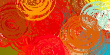 Soyut arka plan sanatı. 2D çizim. Etkileyici yağlı boya resim. Tuvalde fırça darbeleri. Modern sanat. Çok renkli arkaplan. Çağdaş sanat. İfade. Sanatsal dijital palet.