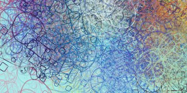 Soyut arka plan sanatı. 2D çizim. Etkileyici yağlı boya resim. Tuvalde fırça darbeleri. Modern sanat. Çok renkli arkaplan. Çağdaş sanat. İfade. Sanatsal dijital palet.