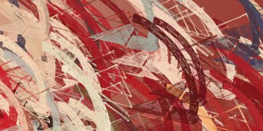 Soyut arka plan sanatı. 2D çizim. Etkileyici yağlı boya resim. Tuvalde fırça darbeleri. Modern sanat. Çok renkli arkaplan. Çağdaş sanat. İfade. Sanatsal dijital palet.