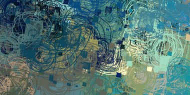 Soyut arka plan sanatı. 2D çizim. Etkileyici yağlı boya resim. Tuvalde fırça darbeleri. Modern sanat. Çok renkli arkaplan. Çağdaş sanat. İfade. Sanatsal dijital palet.