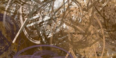 Soyut arka plan sanatı. 2D çizim. Etkileyici yağlı boya resim. Tuvalde fırça darbeleri. Modern sanat. Çok renkli arkaplan. Çağdaş sanat. İfade. Sanatsal dijital palet.