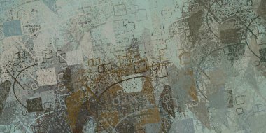 Soyut arka plan sanatı. 2D çizim. Etkileyici yağlı boya resim. Tuvalde fırça darbeleri. Modern sanat. Çok renkli arkaplan. Çağdaş sanat. İfade. Sanatsal dijital palet.