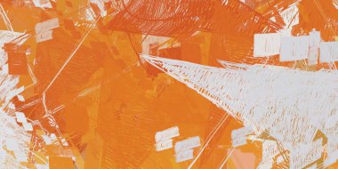 Soyut arka plan sanatı. 2D çizim. Etkileyici yağlı boya resim. Tuvalde fırça darbeleri. Modern sanat. Çok renkli arkaplan. Çağdaş sanat. İfade. Sanatsal dijital palet.