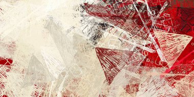 Soyut arka plan sanatı. 2D çizim. Etkileyici yağlı boya resim. Tuvalde fırça darbeleri. Modern sanat. Çok renkli arkaplan. Çağdaş sanat. İfade. Sanatsal dijital palet.