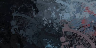 Soyut arka plan sanatı. 2D çizim. Etkileyici yağlı boya resim. Tuvalde fırça darbeleri. Modern sanat. Çok renkli arkaplan. Çağdaş sanat. İfade. Sanatsal dijital palet.