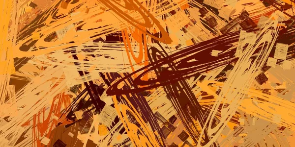 Abstracte Achtergrondkunst Illustratie Expressieve Olieverf Penseelstreken Doek Moderne Kunst Meerkleurige — Stockfoto