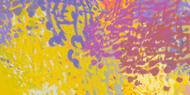 Soyut arka plan sanatı. 2D çizim. Etkileyici yağlı boya resim. Tuvalde fırça darbeleri. Modern sanat. Çok renkli arkaplan. Çağdaş sanat. İfade. Sanatsal dijital palet.