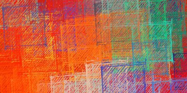 Soyut arka plan sanatı. 2D çizim. Etkileyici yağlı boya resim. Tuvalde fırça darbeleri. Modern sanat. Çok renkli arkaplan. Çağdaş sanat. İfade. Sanatsal dijital palet.