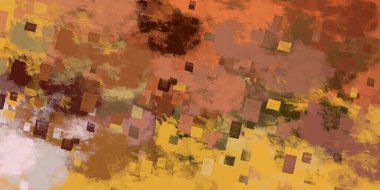 Soyut arka plan sanatı. 2D çizim. Etkileyici yağlı boya resim. Tuvalde fırça darbeleri. Modern sanat. Çok renkli arkaplan. Çağdaş sanat. İfade. Sanatsal dijital palet.