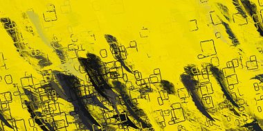 Soyut arka plan sanatı. 2D çizim. Etkileyici yağlı boya resim. Tuvalde fırça darbeleri. Modern sanat. Çok renkli arkaplan. Çağdaş sanat. İfade. Sanatsal dijital palet.