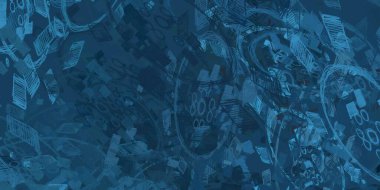 Soyut arka plan sanatı. 2D çizim. Etkileyici yağlı boya resim. Tuvalde fırça darbeleri. Modern sanat. Çok renkli arkaplan. Çağdaş sanat. İfade. Sanatsal dijital palet.