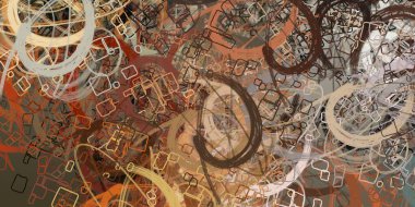 Soyut arka plan sanatı. 2D çizim. Etkileyici yağlı boya resim. Tuvalde fırça darbeleri. Modern sanat. Çok renkli arkaplan. Çağdaş sanat. İfade. Sanatsal dijital palet.