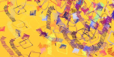 Soyut arka plan sanatı. 2D çizim. Etkileyici yağlı boya resim. Tuvalde fırça darbeleri. Modern sanat. Çok renkli arkaplan. Çağdaş sanat. İfade. Sanatsal dijital palet.