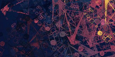 Soyut arka plan sanatı. 2D çizim. Etkileyici yağlı boya resim. Tuvalde fırça darbeleri. Modern sanat. Çok renkli arkaplan. Çağdaş sanat. İfade. Sanatsal dijital palet.