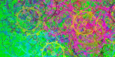 Soyut arka plan sanatı. 2D çizim. Etkileyici yağlı boya resim. Tuvalde fırça darbeleri. Modern sanat. Çok renkli arkaplan. Çağdaş sanat. İfade. Sanatsal dijital palet.