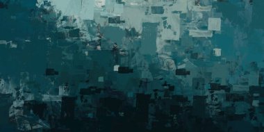 Soyut arka plan sanatı. 2D çizim. Etkileyici yağlı boya resim. Tuvalde fırça darbeleri. Modern sanat. Çok renkli arkaplan. Çağdaş sanat. İfade. Sanatsal dijital palet.