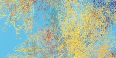 Soyut arka plan sanatı. 2D çizim. Etkileyici yağlı boya resim. Tuvalde fırça darbeleri. Modern sanat. Çok renkli arkaplan. Çağdaş sanat. İfade. Sanatsal dijital palet.