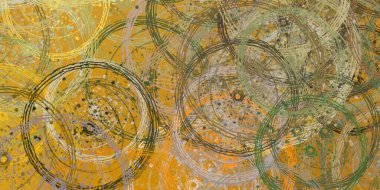 Soyut arka plan sanatı. 2D çizim. Etkileyici yağlı boya resim. Tuvalde fırça darbeleri. Modern sanat. Çok renkli arkaplan. Çağdaş sanat. İfade. Sanatsal dijital palet.