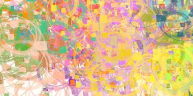 Soyut arka plan sanatı. 2D çizim. Etkileyici yağlı boya resim. Tuvalde fırça darbeleri. Modern sanat. Çok renkli arkaplan. Çağdaş sanat. İfade. Sanatsal dijital palet.