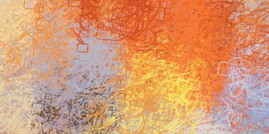 Soyut arka plan sanatı. 2D çizim. Etkileyici yağlı boya resim. Tuvalde fırça darbeleri. Modern sanat. Çok renkli arkaplan. Çağdaş sanat. İfade. Sanatsal dijital palet.