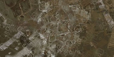 Soyut arka plan sanatı. 2D çizim. Etkileyici yağlı boya resim. Tuvalde fırça darbeleri. Modern sanat. Çok renkli arkaplan. Çağdaş sanat. İfade. Sanatsal dijital palet.