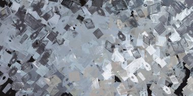 Soyut arka plan sanatı. 2D çizim. Etkileyici yağlı boya resim. Tuvalde fırça darbeleri. Modern sanat. Çok renkli arkaplan. Çağdaş sanat. İfade. Sanatsal dijital palet.