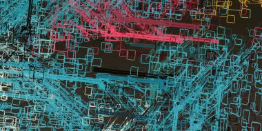 Soyut arka plan sanatı. 2D çizim. Etkileyici yağlı boya resim. Tuvalde fırça darbeleri. Modern sanat. Çok renkli arkaplan. Çağdaş sanat. İfade. Sanatsal dijital palet.