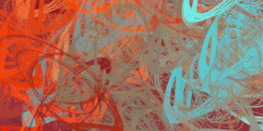 Soyut arka plan sanatı. 2D çizim. Etkileyici yağlı boya resim. Tuvalde fırça darbeleri. Modern sanat. Çok renkli arkaplan. Çağdaş sanat. İfade. Sanatsal dijital palet.